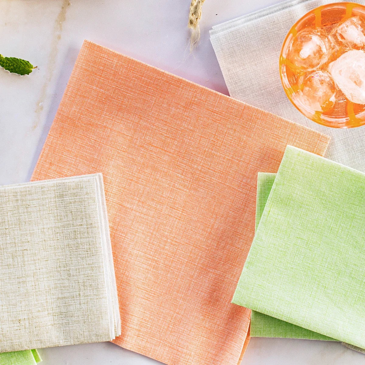 Papersoft Napkins Easy Salmon Dinner Napkins | Pack of 20
