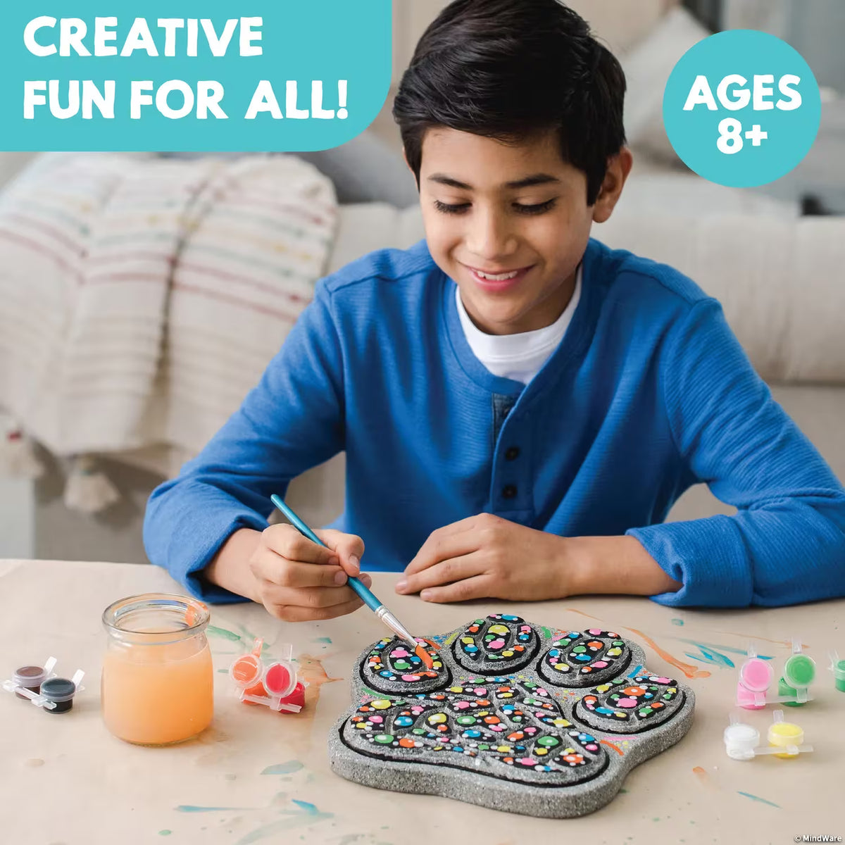 Paint Your Own Stepping Stone: Paw Print