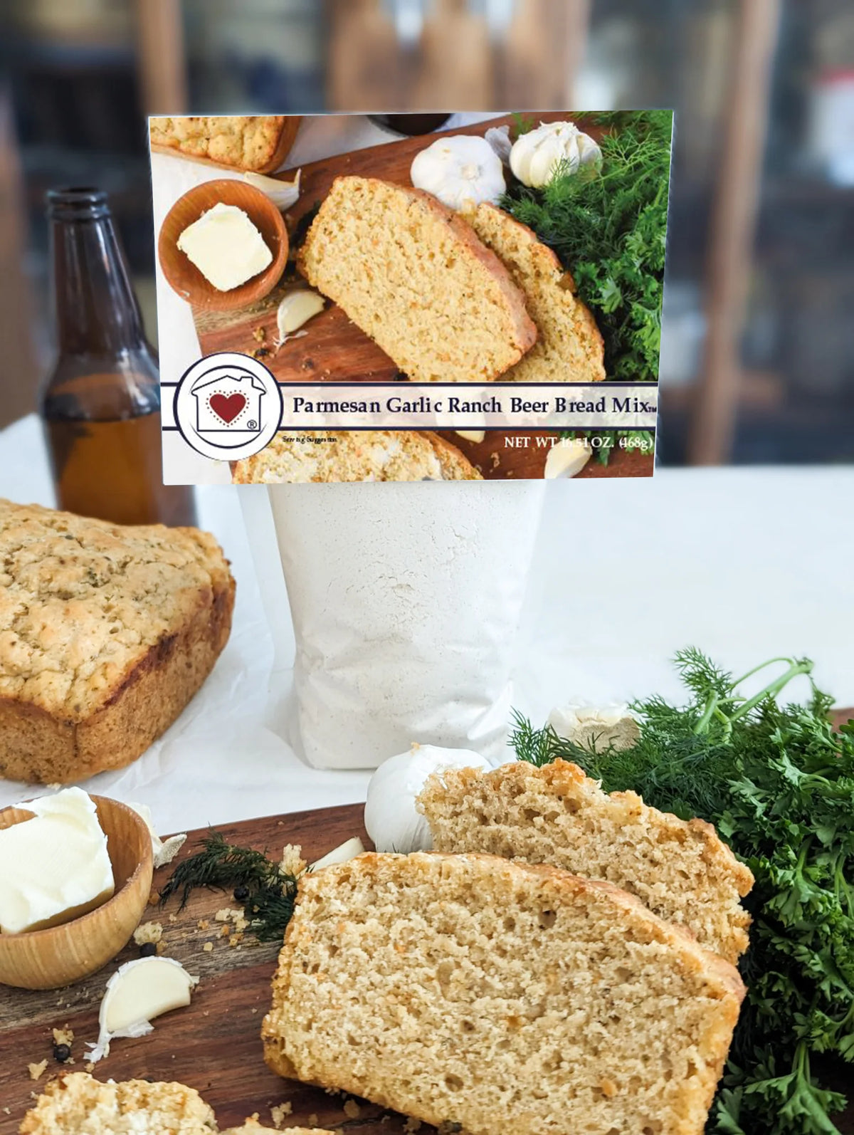 Beer Bread Mix | Parmesan Garlic Ranch