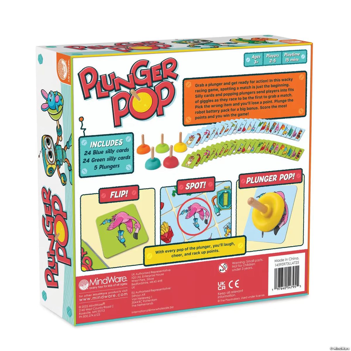 Plunger Pop Grab The Match Game