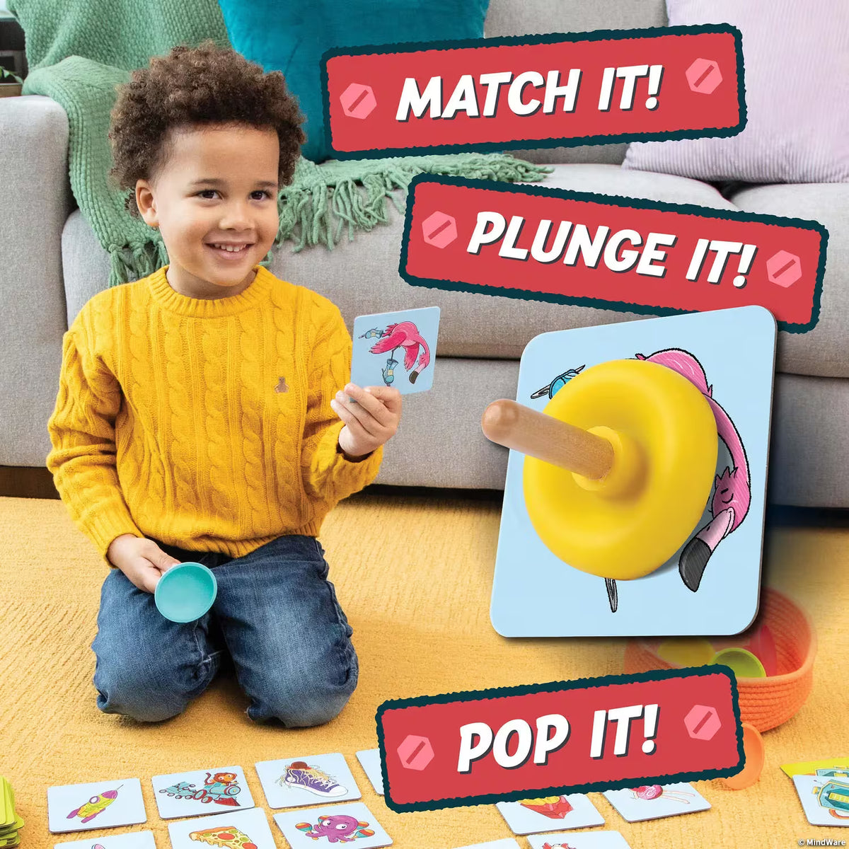 Plunger Pop Grab The Match Game