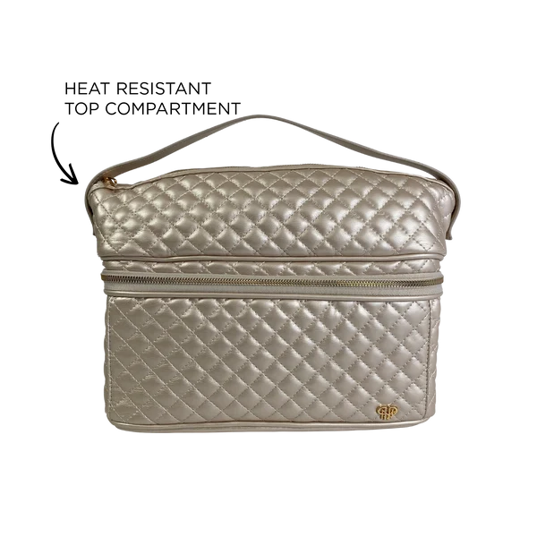 Stylist Travel Bag-Pearl Quilted