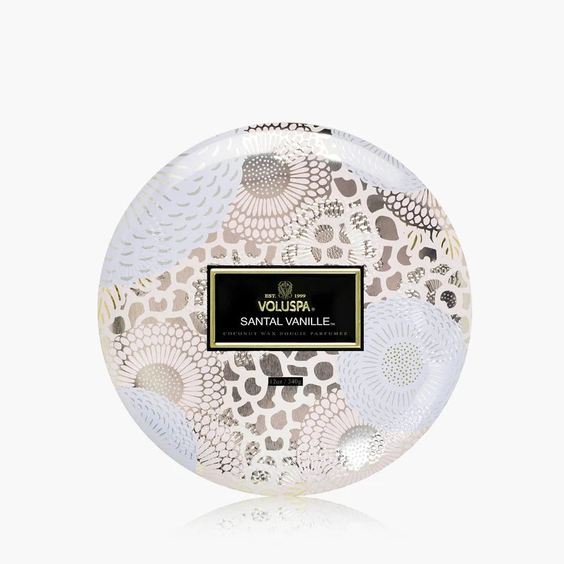 Santal Vanille - 3 Wick Candle