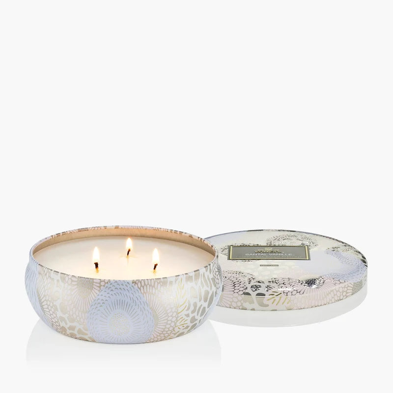 Santal Vanille - 3 Wick Candle