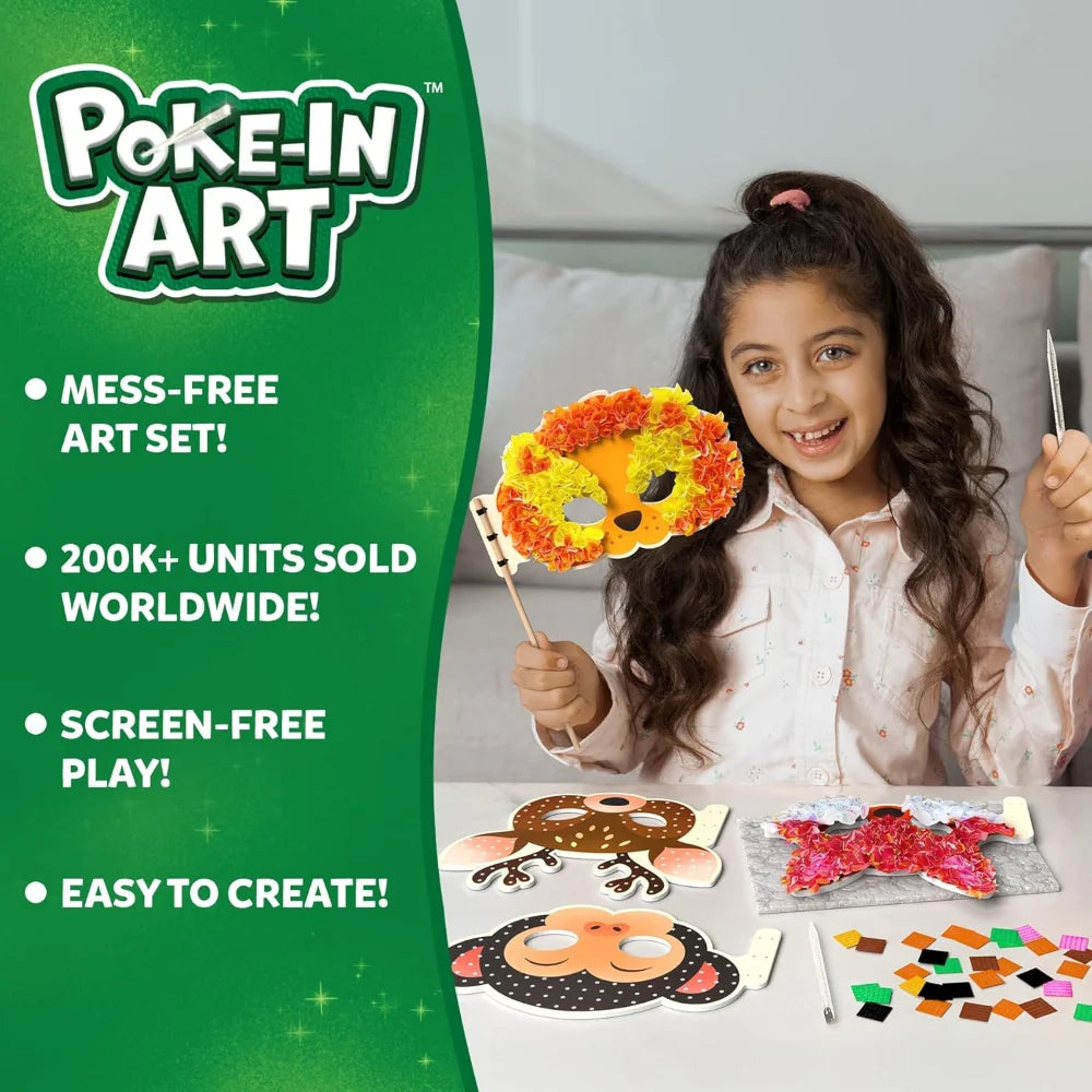 Poke-In Art | Animal Masks