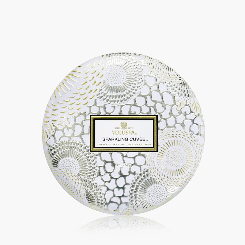Sparkling Cuvee - 3 Wick Tin Candle