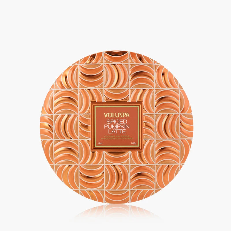 Spiced Pumpkin Latte - 3 Wick Tin