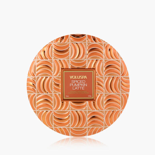 Spiced Pumpkin Latte - 3 Wick Tin