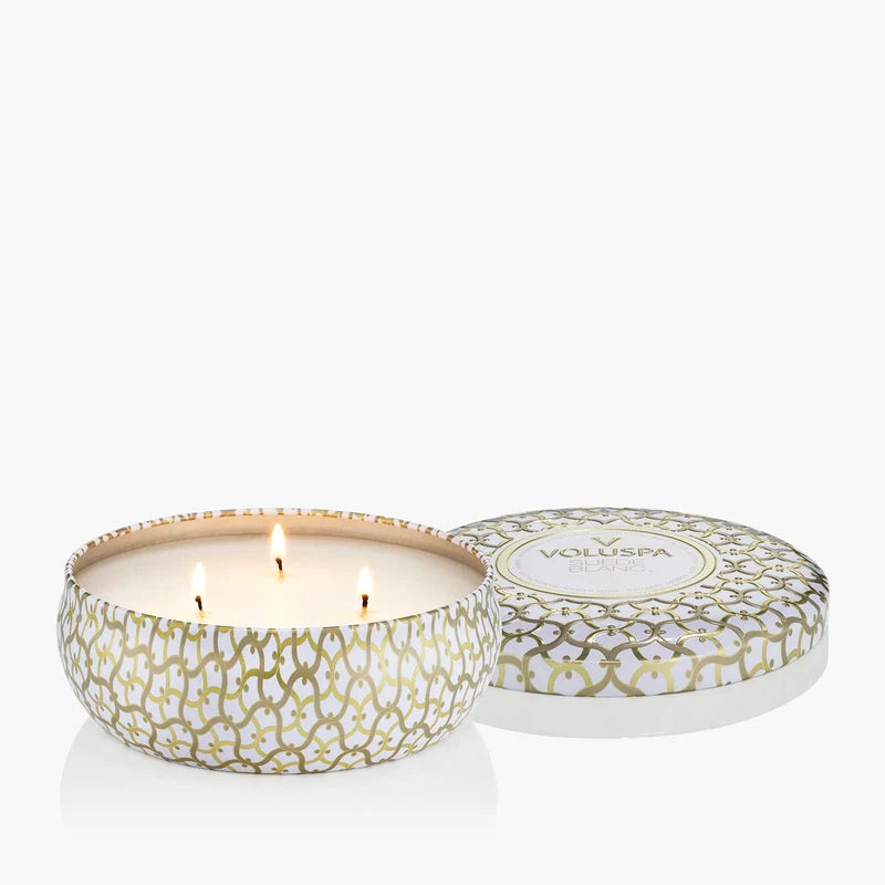 Suede Blanc - 3 Wick Candle