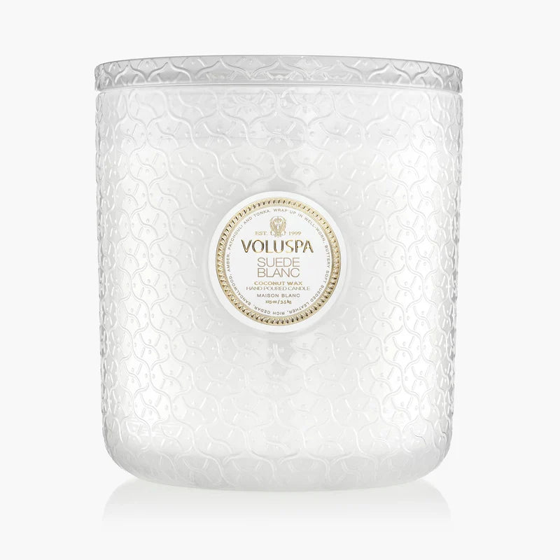 Suede Blanc - 5 Wick Hearth