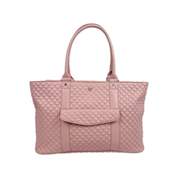 VIP Luxury Tote-Blushed Velvet Quilted