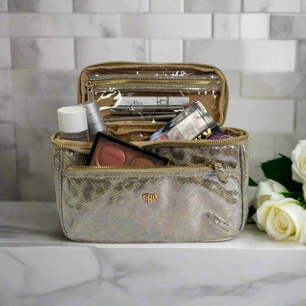 Train Case - Glimmer Leopard