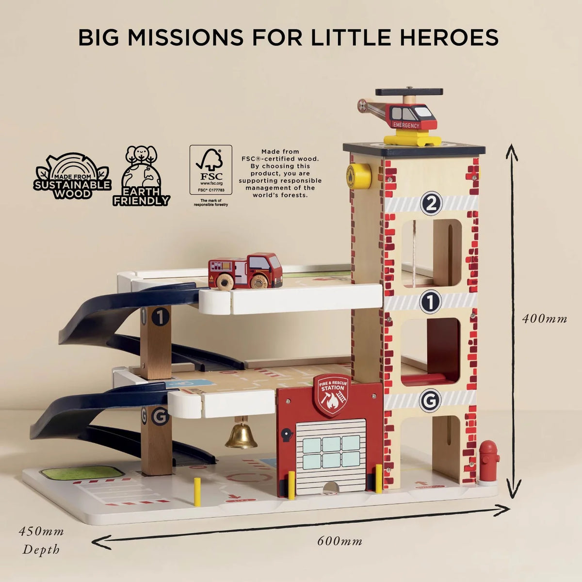 Fire & Rescue Wooden Garage