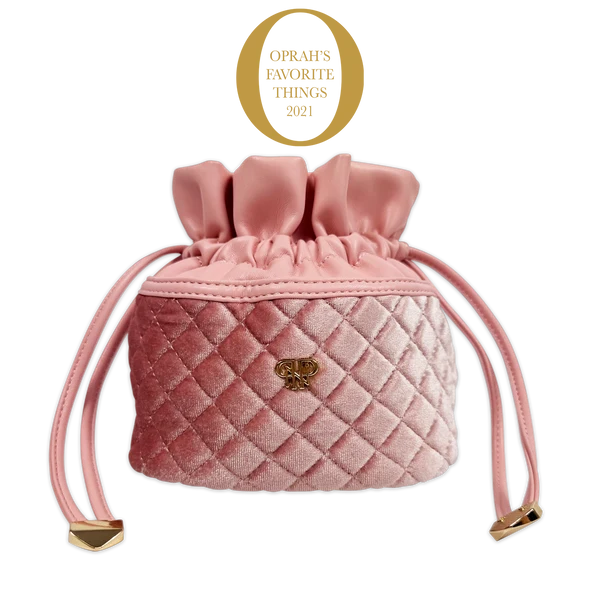 Ultra Jewelry Case-Blush Velvet Quilted