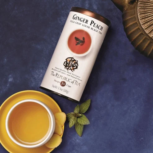 Ginger Peach Black Full-Leaf Tea