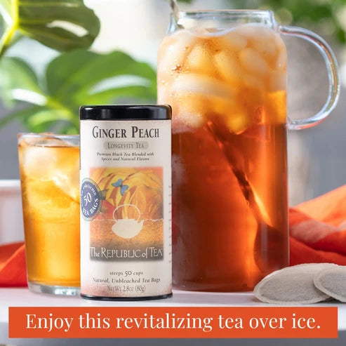 Ginger Peach Tea Bags