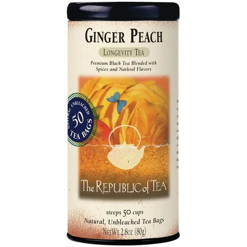 Ginger Peach Tea Bags