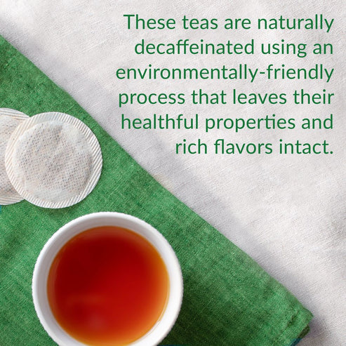 Decaf Ginger Peach Black Tea Bags