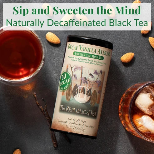 Decaf Vanilla Almond Tea Black Tea Bags
