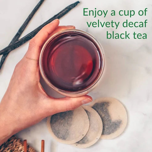 Decaf Vanilla Almond Tea Black Tea Bags