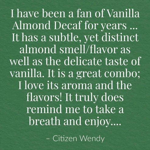 Decaf Vanilla Almond Tea Black Tea Bags