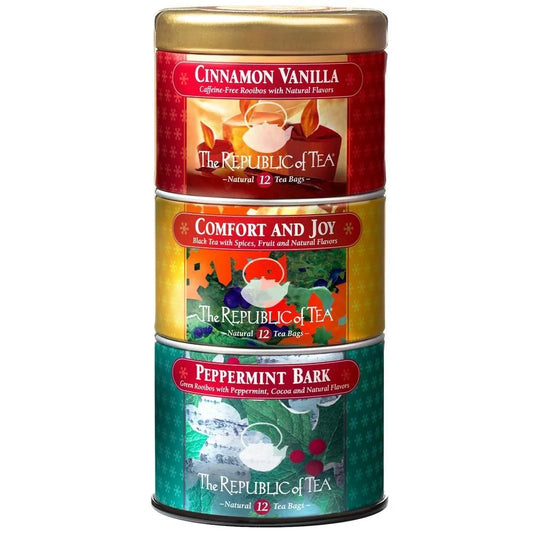 Holiday Trio Stackable Tin Bags