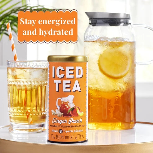 Ginger Peach Black Large Iced Tea Pouches