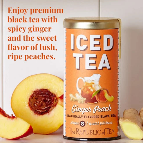 Ginger Peach Black Large Iced Tea Pouches