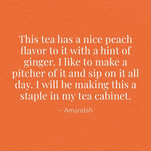 Ginger Peach Black Large Iced Tea Pouches