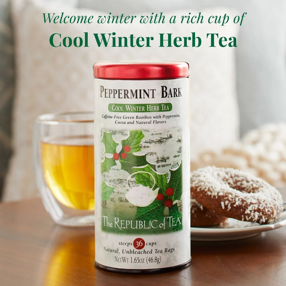 Peppermint Bark Herbal Tea Bags