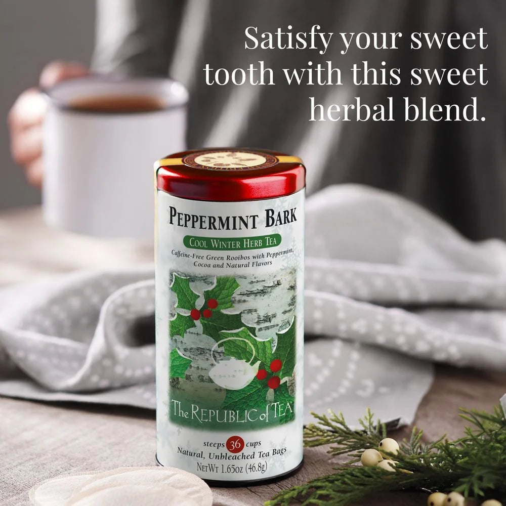 Peppermint Bark Herbal Tea Bags