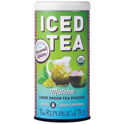 Organic Matcha Coconut Water Iced Tea Pouches