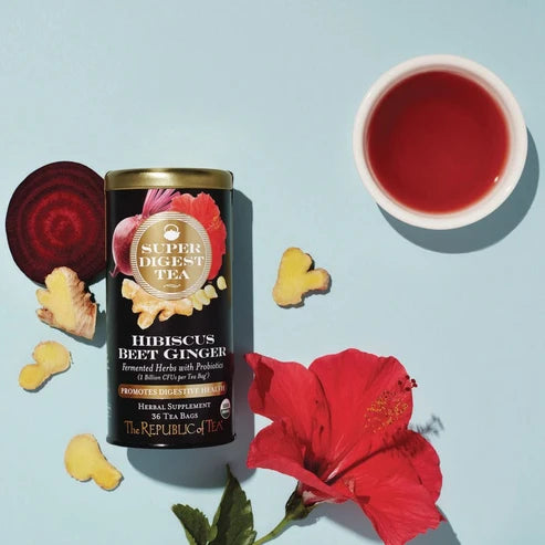 Organic Hibiscus Beet Ginger SuperDigest Tea®
