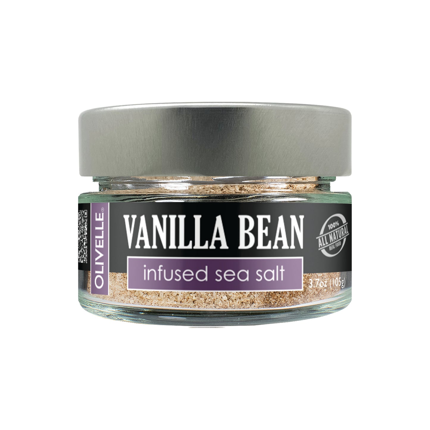 Vanilla bean infused sea salt