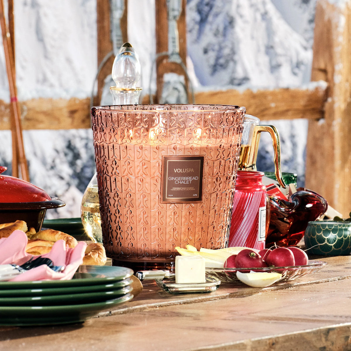 Gingerbread Chalet 5W Hearth Candle