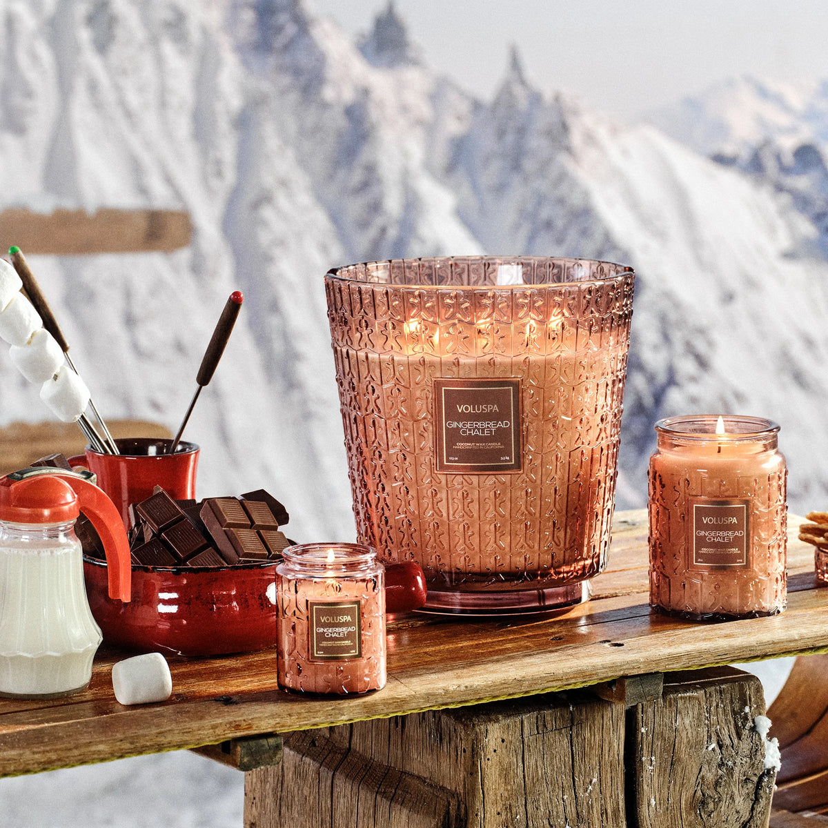 Gingerbread Chalet 5W Hearth Candle