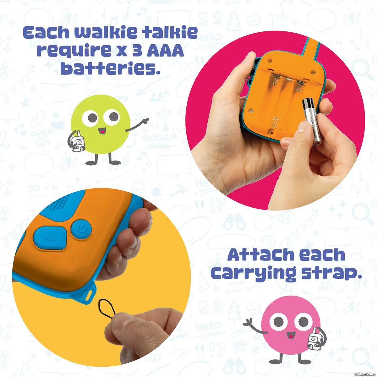 Walkie Talk-Along Scavenger Hunt & Adventure Set