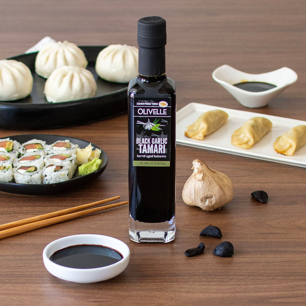 Dark Balsamic - Black Garlic Tamari Barrel Aged Balsamic