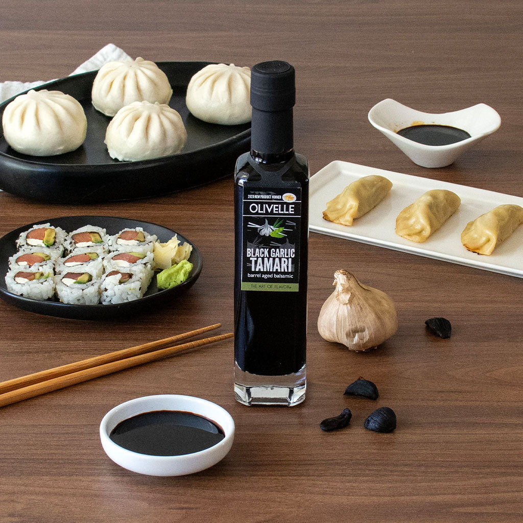 Dark Balsamic - Black Garlic Tamari Barrel Aged Balsamic