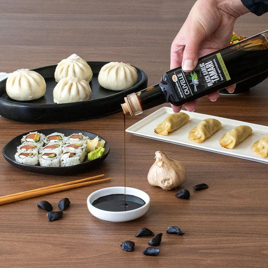 Dark Balsamic - Black Garlic Tamari Barrel Aged Balsamic
