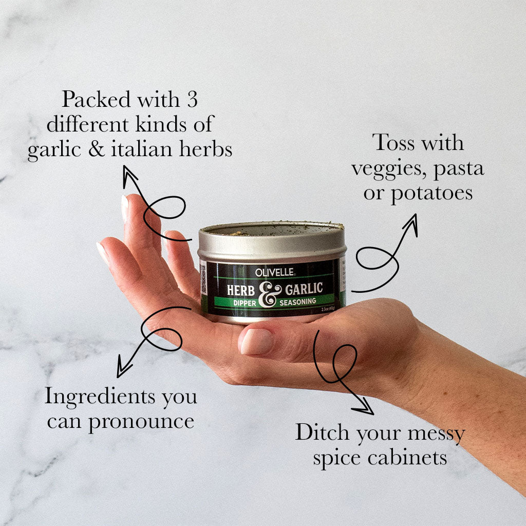 Herb & Garlic Dipper and Seasoning