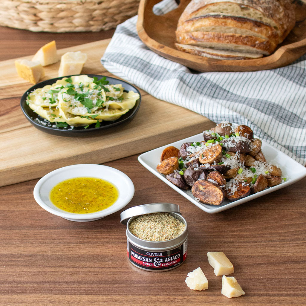 Parmesan Asiago Dipper and Seasoning