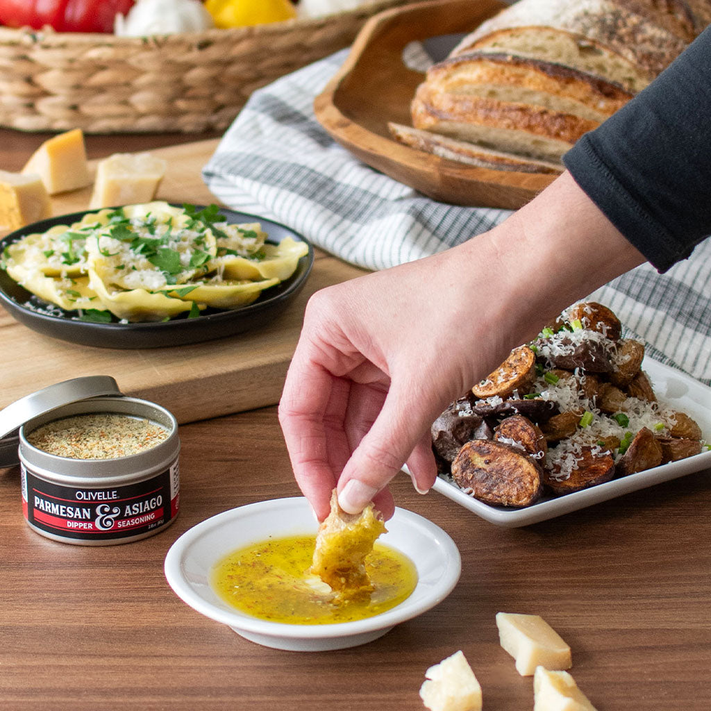 Parmesan Asiago Dipper and Seasoning