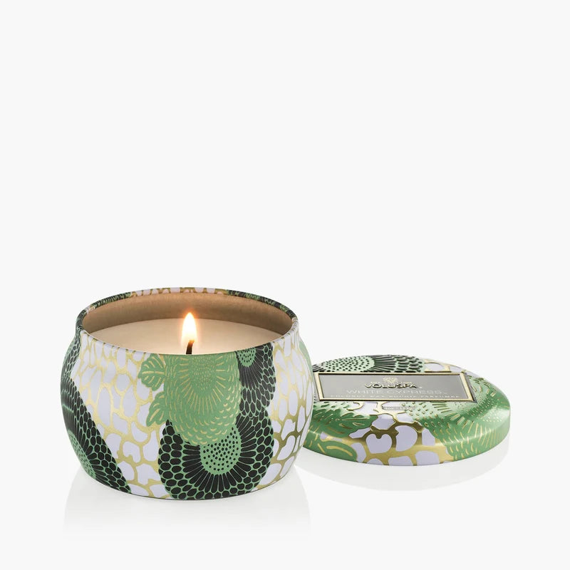 White Cyrpress - Mini Tin Candle