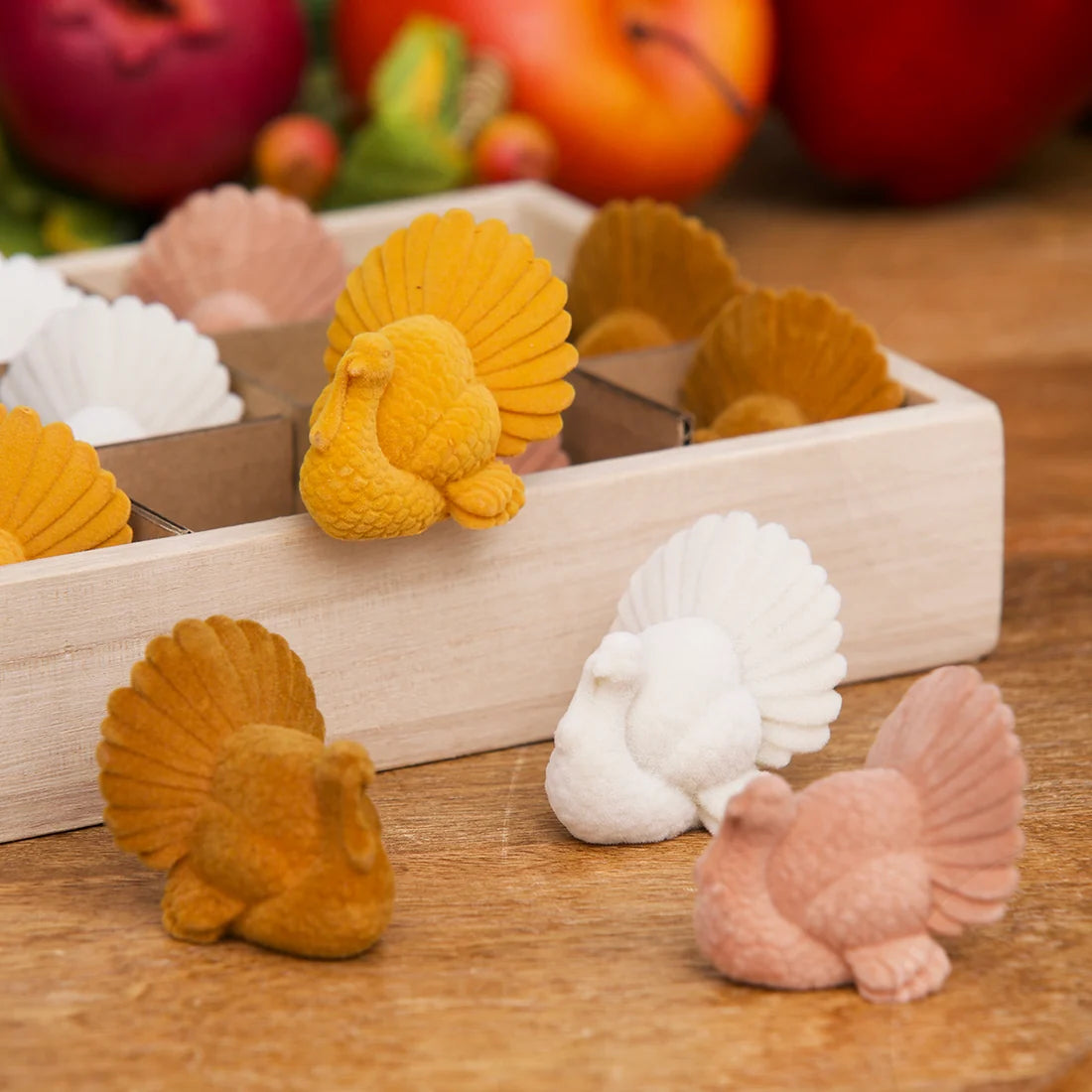 Flocked Turkey In Box
