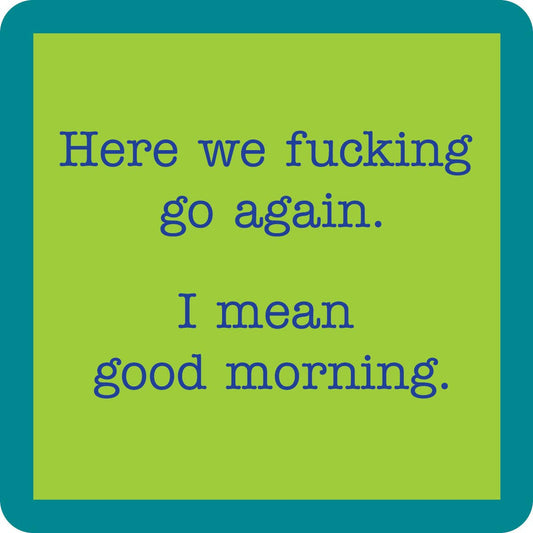 COASTER Good Morning | Funny Party Gift | Home Bar Decor