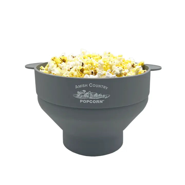 Silcone Microwave Popper |  Grey