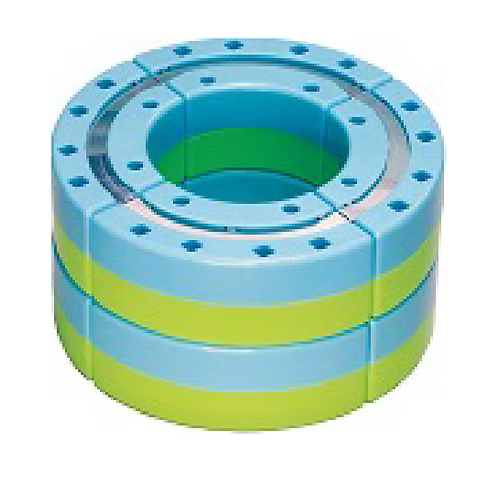 Rail Cube Left & Right Curve Block