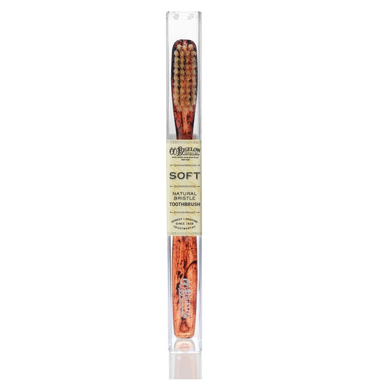 Natural Bristle Toothbrush - Medium Tortoise