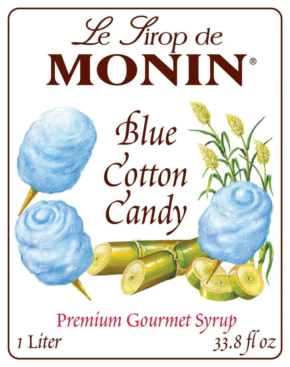 Monin Blue Cotton Candy 750ml